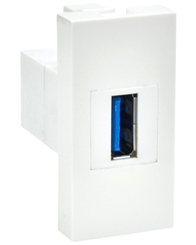 Розетка USB A 3.0 PRIMER РКЮ-10-00-П белый IEK (PR-KK40D-RU-0-1-A3-K01). Розетка USB. IEK в Тамбове