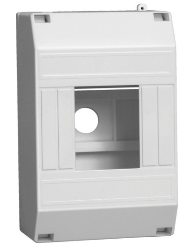 Корпус пластиковый КМПн 1/4 IP20 белый (MKP31-N-04-30-135). Щиток модульный без дверцы, настенный. IEK в Тамбове