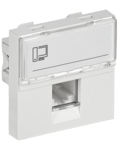 Розетка RJ45 кат.6 PRIMER РКИ-20-00-П-6 белый IEK (PR-KK40D-RI-0-2-1C06U-K01). Розетка RJ-45. IEK в Тамбове