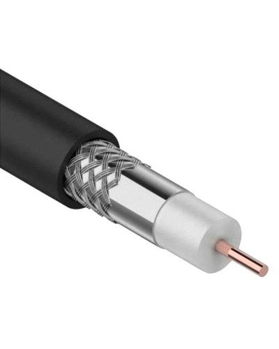 GENERICA RG11 CCS 75Ом FPE PVC черный (CC1-R1F1-119-300-G). Кабель коаксиальный омедненный. IEK в Тамбове