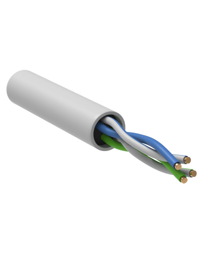 GENERICA U/UTP кат. 5E 24AWG 2 пары LSZH INDOOR белый (BC1-C5E02-128-305-G). Кабель «витая пара» (LAN) для структурированных систем связи. IEK в Тамбове