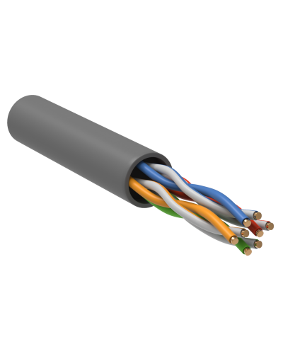 GENERICA U/UTP кат.5E 24AWG 4 пары PVC серый (BC1-C5E04-111-305-R-G). Кабель «витая пара» (LAN) для структурированных систем связи. IEK в Тамбове