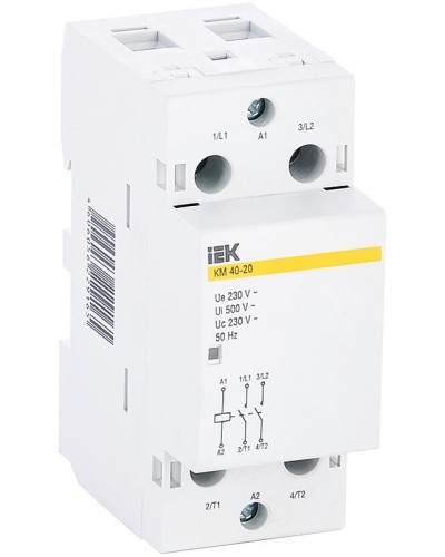Контактор модульный КМ40-20 AC (MKK11-40-20). Контактор модульный. IEK в Тамбове