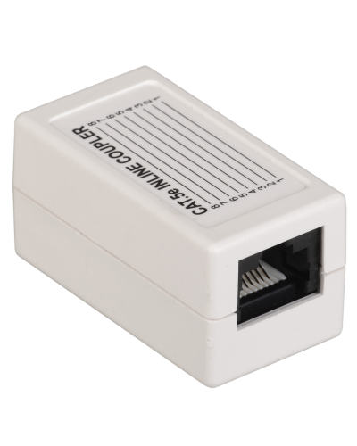 CS70-1C5EU. Проходной адаптер категория 5Е UTP тип RJ45-RJ45, белый. ITK в Тамбове