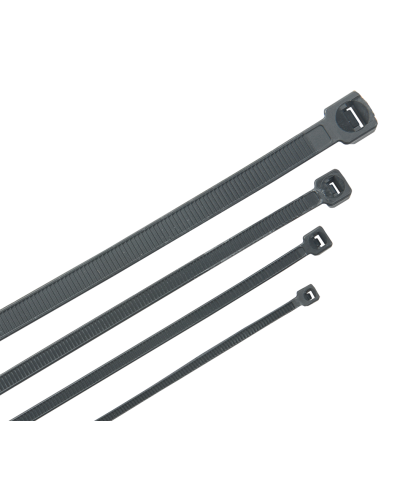 HKB-W48-L200 (100 шт). Хомут кабельный ХКн 4,8х200мм нейлон черный. ITK в Тамбове