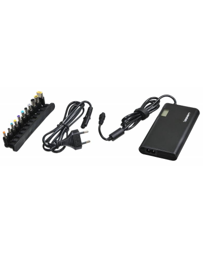 Блок питания Ippon SD90U автоматический 90W 15V-19.5V 11-connectors 4.5A 1xUSB 2.1A, LCD индикатор (705053). Блок питания. Ippon в Тамбове