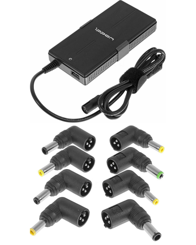 Блок питания Ippon S65U автоматический 65W 15V-19.5V 11-connectors 3.5A 1xUSB 2.1A, LED индикатор (651781). Блок питания. Ippon в Тамбове