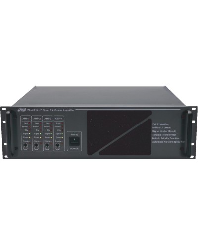 PA-412DP. Усилитель мощности 4-х канальный 4х120 Вт, 100 В. JDM в Тамбове