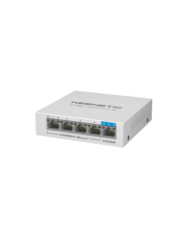 Keenetic KN-4610 (L2) 5х1Гбит/с 4PoE+ 60W. Коммутатор с PoE. KEENETIC в Тамбове