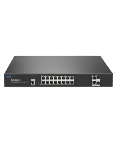 KN-SW1602SFP/M2. Коммутатор с питанием по PoE. KENO в Тамбове