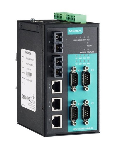 NPort S8455I-SS-SC. 4-портовый преобразователь. MOXA в Тамбове