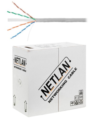 U/UTP 4pair, Cat6, Solid, In, PVC (EC-UU004-6-PVC-GY). Кабель «витая пара» (LAN) для структурированных систем связи. NETLAN в Тамбове