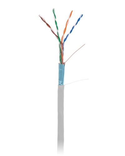 F/UTP 4pair, Cat5e, In,PVC (EC-UF004-5E-PVC-GY-1). Кабель «витая пара» (LAN) для структурированных систем связи. NETLAN в Тамбове