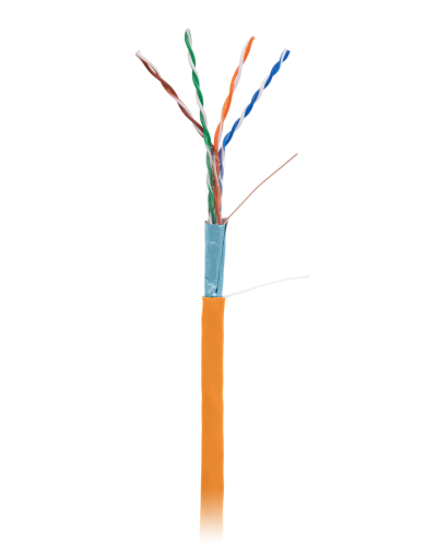 F/UTP 4pair, Cat5e, In, LSZH (EC-UF004-5E-LSZH-OR). Кабель «витая пара» (LAN) для структурированных систем связи. NETLAN в Тамбове