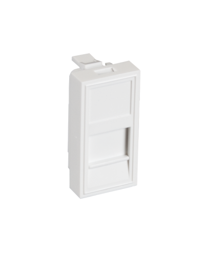 EC-IMH-1-WT-10 (10шт). Вставка 45x45 (Mosaic) для 1 модуля Keystone Jack. NETLAN в Тамбове