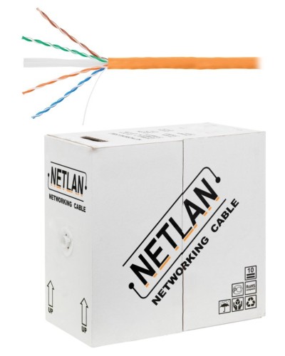 U/UTP 4pair, Cat6, Solid, In, LSZH (EC-UU004-6-LSZH-OR). Кабель «витая пара» (LAN) для структурированных систем связи. NETLAN в Тамбове