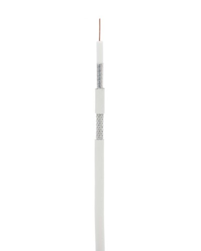 RG-6 CCS, In, PVC (EC-C2-32123A-WT-1). Кабель коаксиальный омедненный. NETLAN в Тамбове