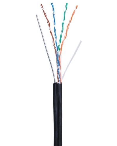 U/UTP 4pair, Cat5e, Out, Sw, PE (EC-UU004-5E-PE-SW-BK). Кабель «витая пара» (LAN) для структурированных систем связи. NETLAN в Тамбове