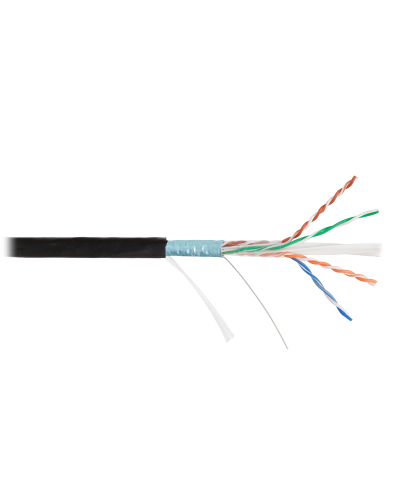 F/UTP 4pair, Cat6a, Solid, In/Out, нг(А)-HF (NMC 4255C-BK). Кабель «витая пара» (LAN) для структурированных систем связи. NIKOMAX в Тамбове