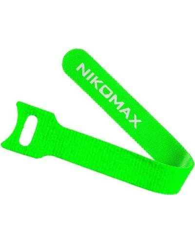 NMC-CTV150-12-SB-GN-10 (10шт). Стяжка-липучка с мягкой пряжкой. NIKOMAX в Тамбове