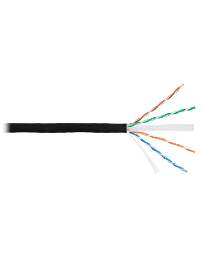 U/UTP 4pair, Cat6, Solid, Out, PVC (NMC 4140B-BK). Кабель «витая пара» (LAN) для структурированных систем связи. NIKOMAX в Тамбове