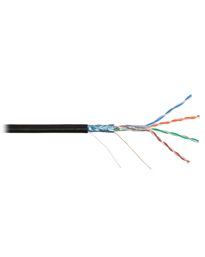 F/UTP 4pair, Cat5e, Solid, Out, PVC (NMC 2200B-BK). Кабель «витая пара» (LAN) для структурированных систем связи. NIKOMAX в Тамбове