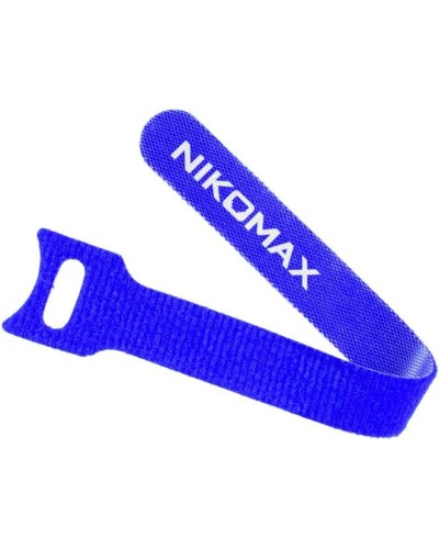 NMC-CTV150-12-SB-BL-10 (10шт). Стяжка-липучка с мягкой пряжкой. NIKOMAX в Тамбове