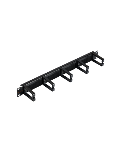 NMC-OP530HB-1U-BK-2 (2 шт). Кабельный органайзер 19 с щёточным вводом. NIKOMAX в Тамбове