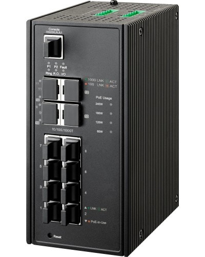 NIS-3500-3412PGE (64PY0804). Коммутатор управляемый с PoE. NSGate в Тамбове