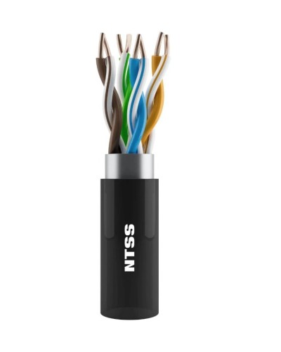 NTSS-OUT-UTP4-5Е-PE-BL кат.5E UTP 4 пары 24AWG PE внешний 305м черный. Кабель «витая пара» (LAN) для структурированных систем связи. NTSS в Тамбове