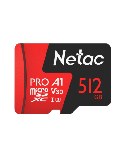 NT02P500PRO-512G-R. Карта памяти microSDXC, 512 ГБ, Class 10. Netac в Тамбове