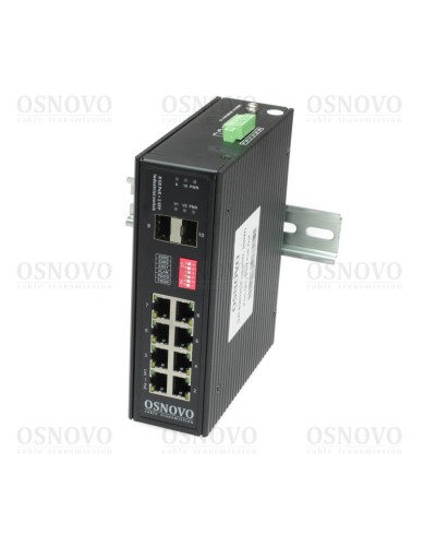 SW-80802/I(Port 90W, 300W). Коммутатор с PoE. OSNOVO в Тамбове