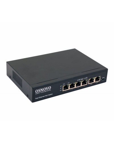 SW-20600(80W). Коммутатор 6-портовый  Fast Ethernet с PoE. OSNOVO в Тамбове