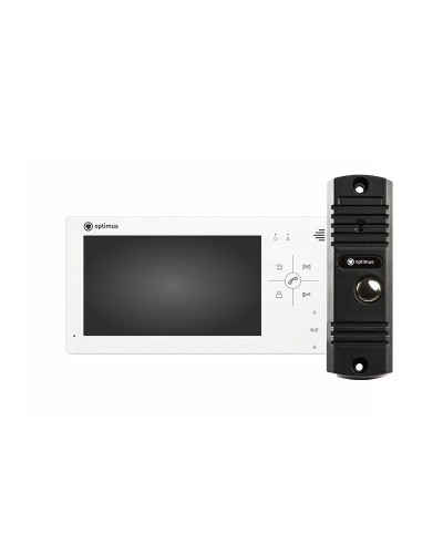 VM-7.0 (w)+ DS-700L (черный). Комплект видеодомофона. Optimus в Тамбове