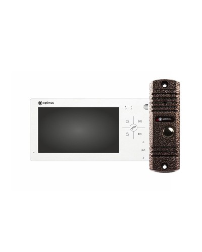 VM-7.0 (w)+ DS-700L (медь). Комплект видеодомофона. Optimus в Тамбове