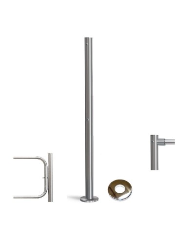 PERCo-BH02 2-15 с крышкой. Стойка с отверстием под стопорный механизм поворотной секции и с 2-мя отверстиями для крепления патрубков на стороне, противоположной створке. PERCo в Тамбове
