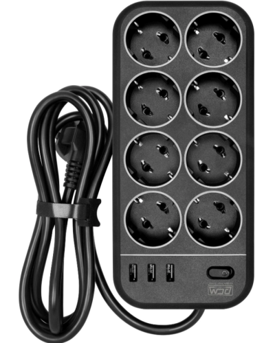 SP-08 USB03AB 1,8 M. Сетевой фильтр. POWERCOM в Тамбове