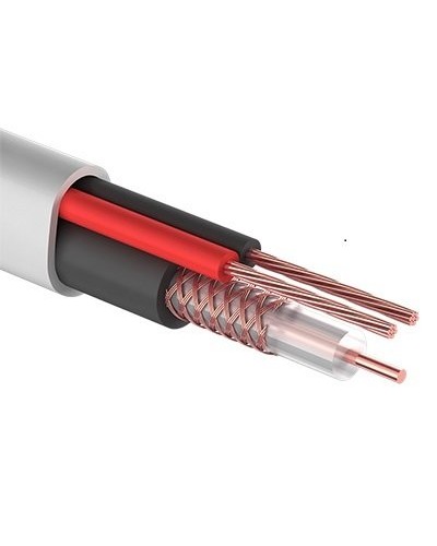 КВК-В-2+2x0,50 мм² (Cu/Cu) белый PROconnect (01-4213). Кабель комбинированный для систем видеонаблюдения. PROCONNECT в Тамбове