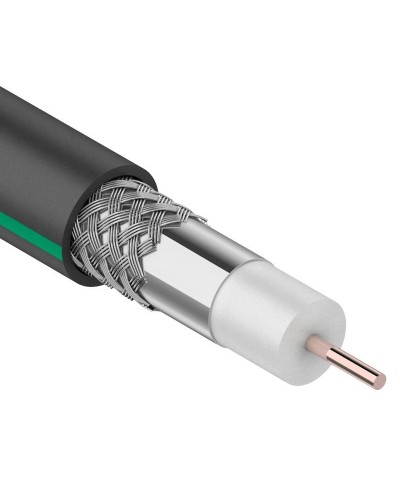 SAT 703 B, Cu/Al/Al, 75%, 75 Ом, 100 м, черный OUTDOOR. PROconnect. (01-2436-1). Кабель коаксиальный радиочастотный. PROCONNECT в Тамбове