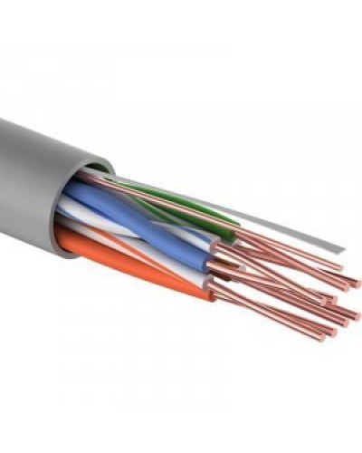 U/UTP Light, CAT 5e, PVC, 4PR, 24AWG, омедненный, серый, 305м, PROconnect (01-0043-2). Кабель «витая пара» (LAN) для структурированных систем связи. PROCONNECT в Тамбове