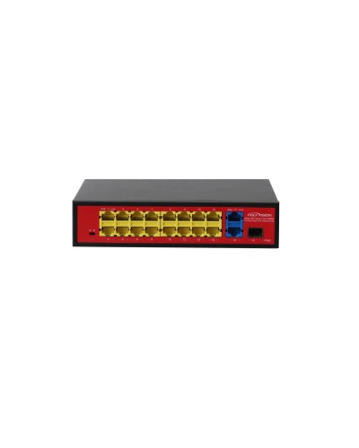 PND-16P-2G1F Lite (180W). Коммутатор неуправляемый 18-портовый с PoE. Polyvision в Тамбове