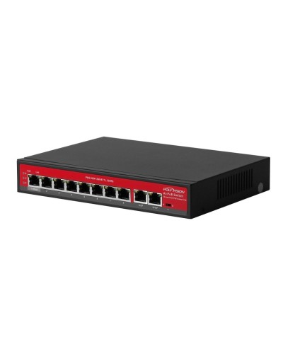 PND-08P-2G (120W). Коммутатор AI 10-портовый с функцией PoE. Polyvision в Тамбове
