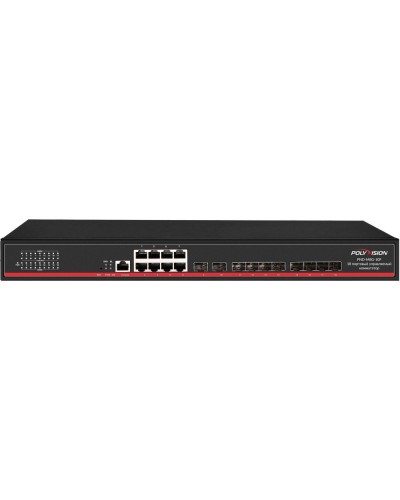 PND-M8G-10F. Коммутатор управляемый оптический 18 портовый. Polyvision в Тамбове
