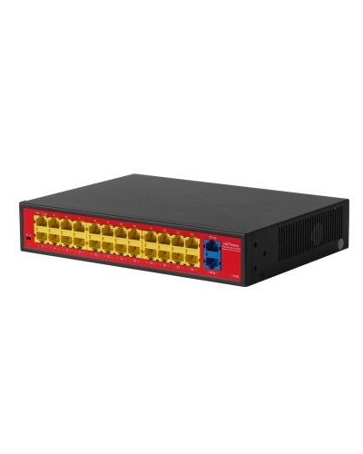 PND-24P-2G Lite (250W). Коммутатор неуправляемый 26-портовый с функцией PoE. Polyvision в Тамбове
