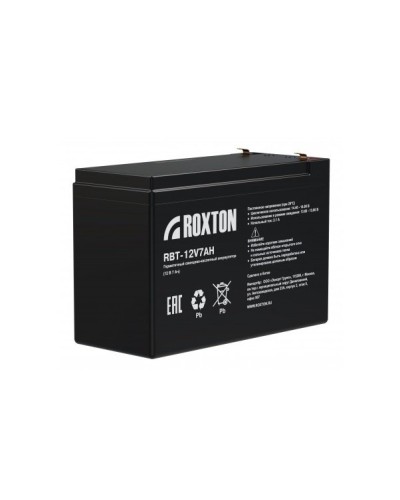 RBT-12V7AH. Аккумулятор герметичный свинцово-кислотный. ROXTON в Тамбове