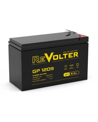 Revolter GP 1209. Аккумулятор автомобильный герметичный свинцово-кислотный. Revolter в Тамбове