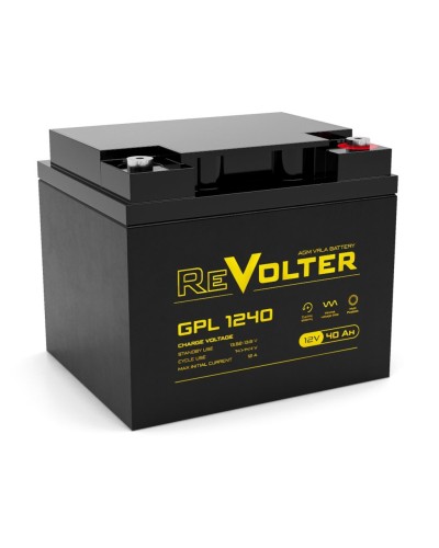 Revolter GPL 1240. Аккумулятор автомобильный герметичный свинцово-кислотный. Revolter в Тамбове