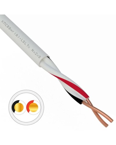 КПСВВнг(А)-LSLTx 1х2х1,5 REXANT (01-4873). Кабель для систем передачи данных пониженной пожароопасности c низким дымо- и газовыделением, с низкой токсичностью продуктов горения. Rexant в Тамбове