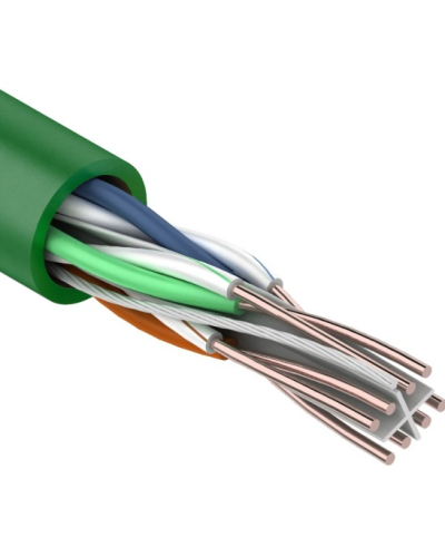 U/UTP, CAT 6, нг(А)-LSLTx, 4х2х0,575мм, 23AWG, INDOOR, SOLID, зеленый, 305м REXANT (01-0071). Кабель «витая пара» (LAN) для структурированных систем связи. Rexant в Тамбове