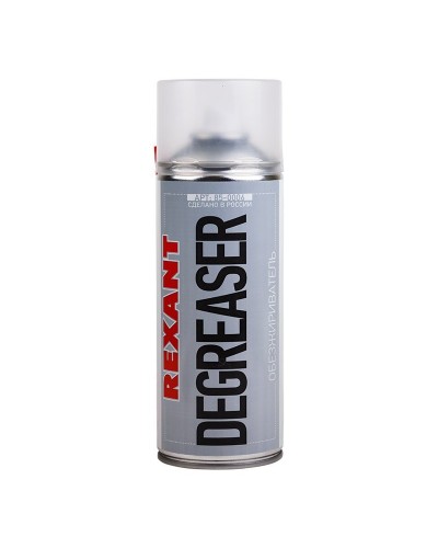 Очиститель обезжириватель DEGREASER, REXANT, 400 мл, аэрозоль (85-0006): Баллон с очистителем в Тамбове